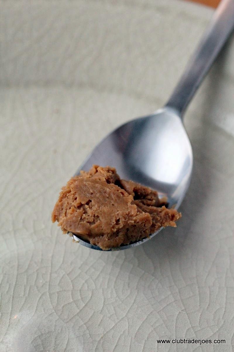 Trader Joe's Speculoos Cookie Butter on a spoon