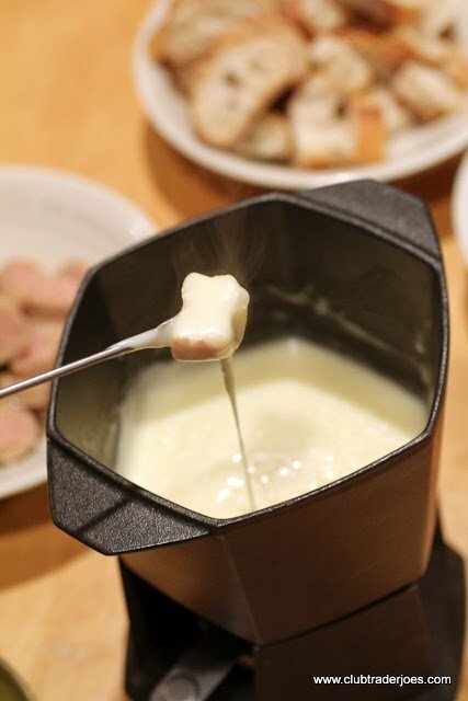 Trader Joe's Swiss Fondue melted