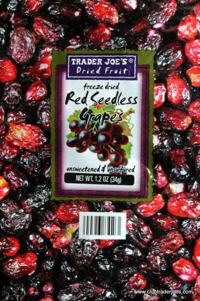 Trader Joes Freeze Dried Grapes