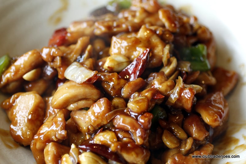 Trader Joe's Kung Pao Chicken cooked