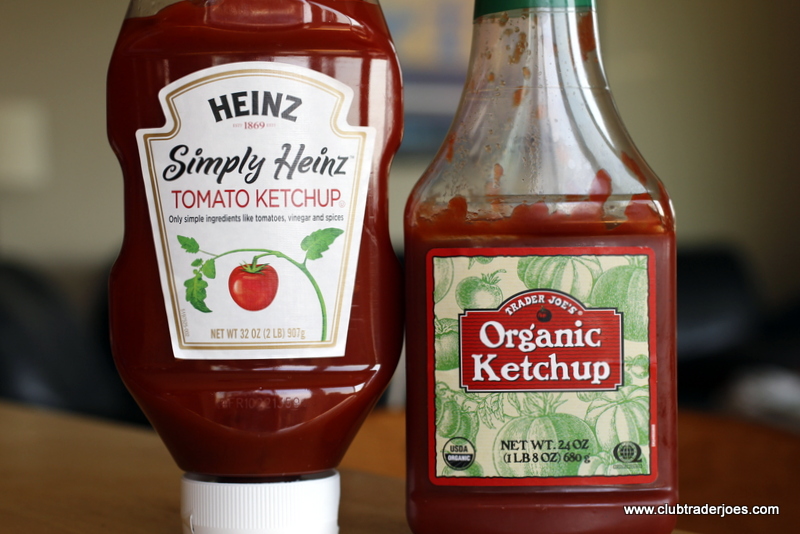 Trader Joe's Ketchup vs. Heinz Ketchup