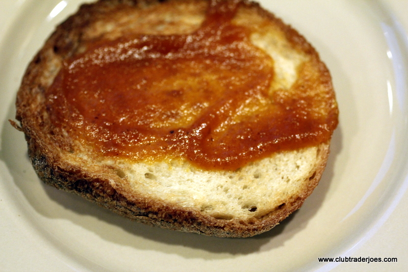 Trader Joe's Pumpkin Butter on toast