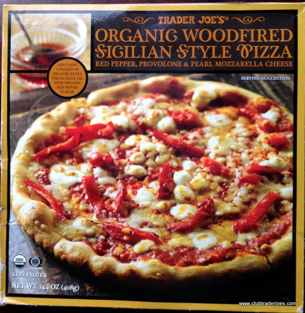 Trader Joe's Wood Fired Sicilian style Pizza