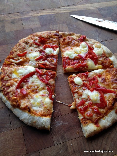 trader joes organic wood fired pizza