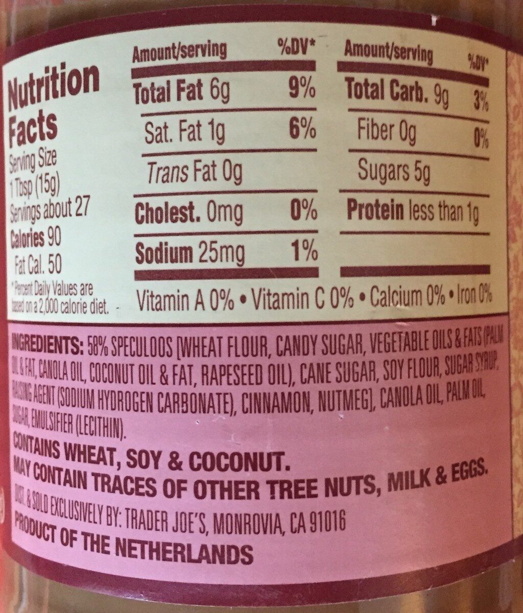 Trader Joe’s Speculoos Crunchy Cookie Butter Review Club Trader Joe's