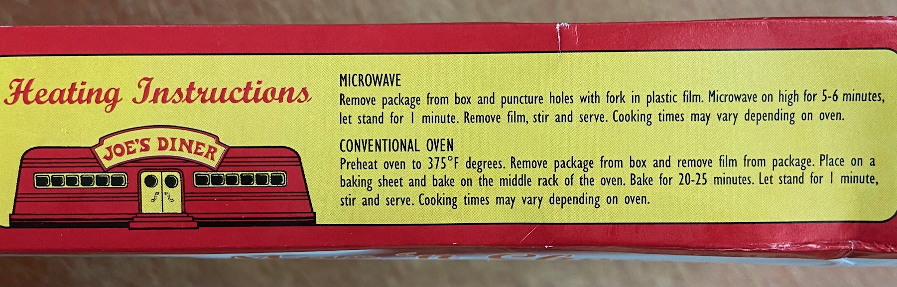 Trader Joe's Mac and Cheese heating instructions