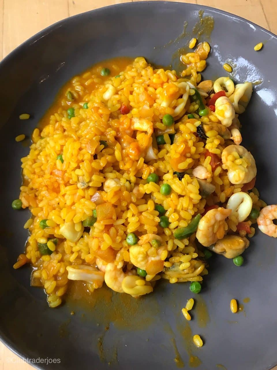 Trader Joe’s Seafood Paella Club Trader Joe