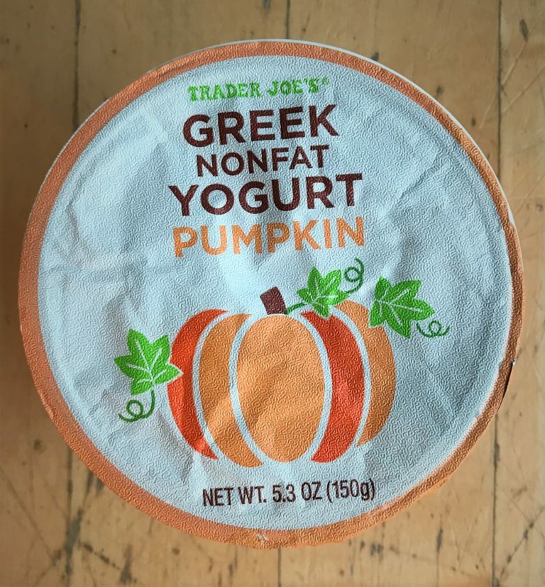 Trader Joe's Greek Nonfat Pumpkin Yogurt