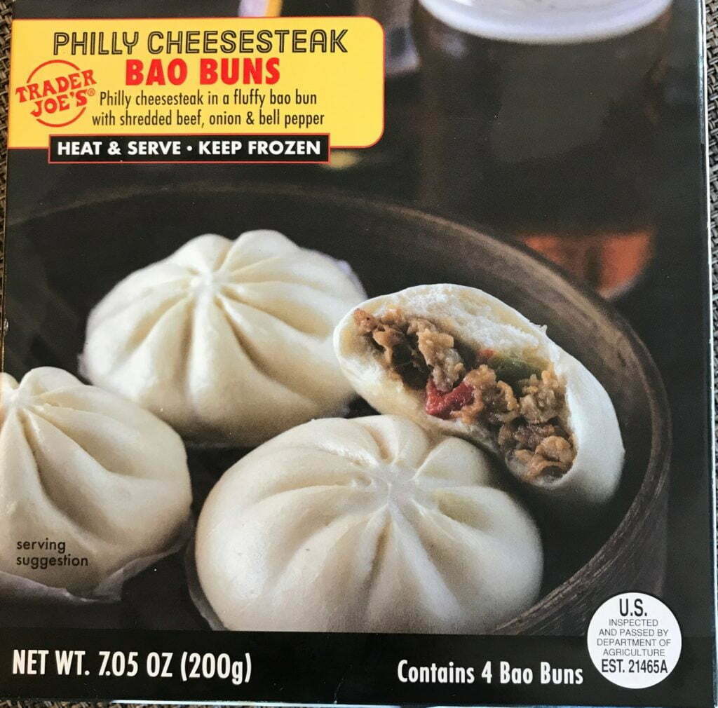 Trader Joes Philly Cheesesteak Bao Bun