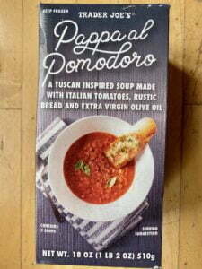 Trader Joe's Pappa al Pomodoro soup