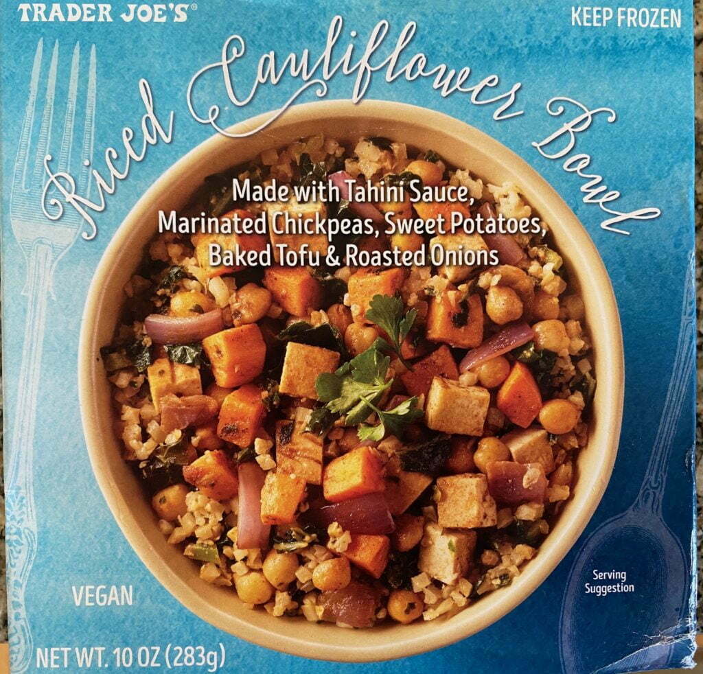 Trader Joe's Riced Cauliflower Bowl