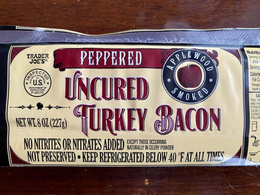 Trader Joe's Uncured Turkey Bacon