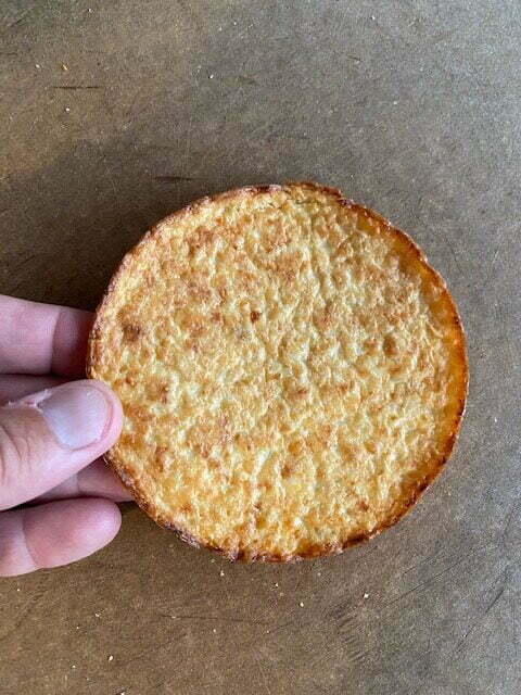 Trade Joes Cauliflower Thins closeup