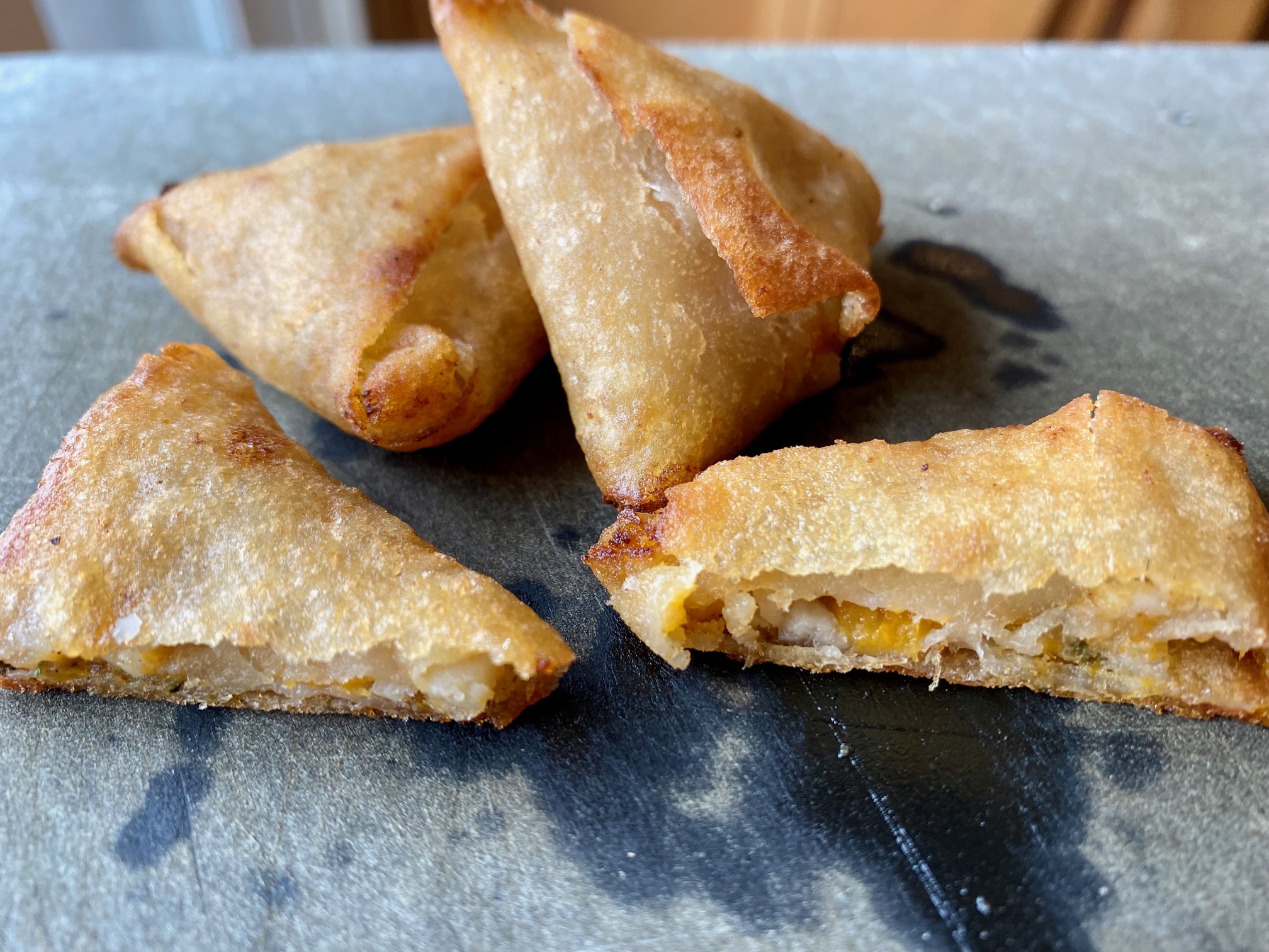 Trader Joe's Spicy Pumpkin Samosas Baked