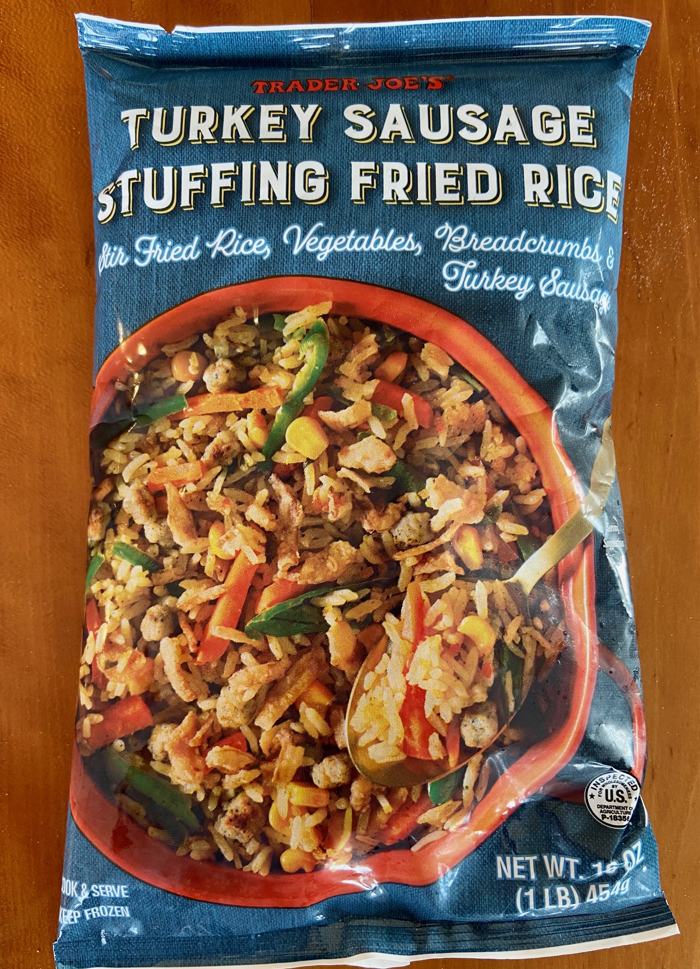 Trader Joe's Turkey Sausage Stuffing Fried Rice