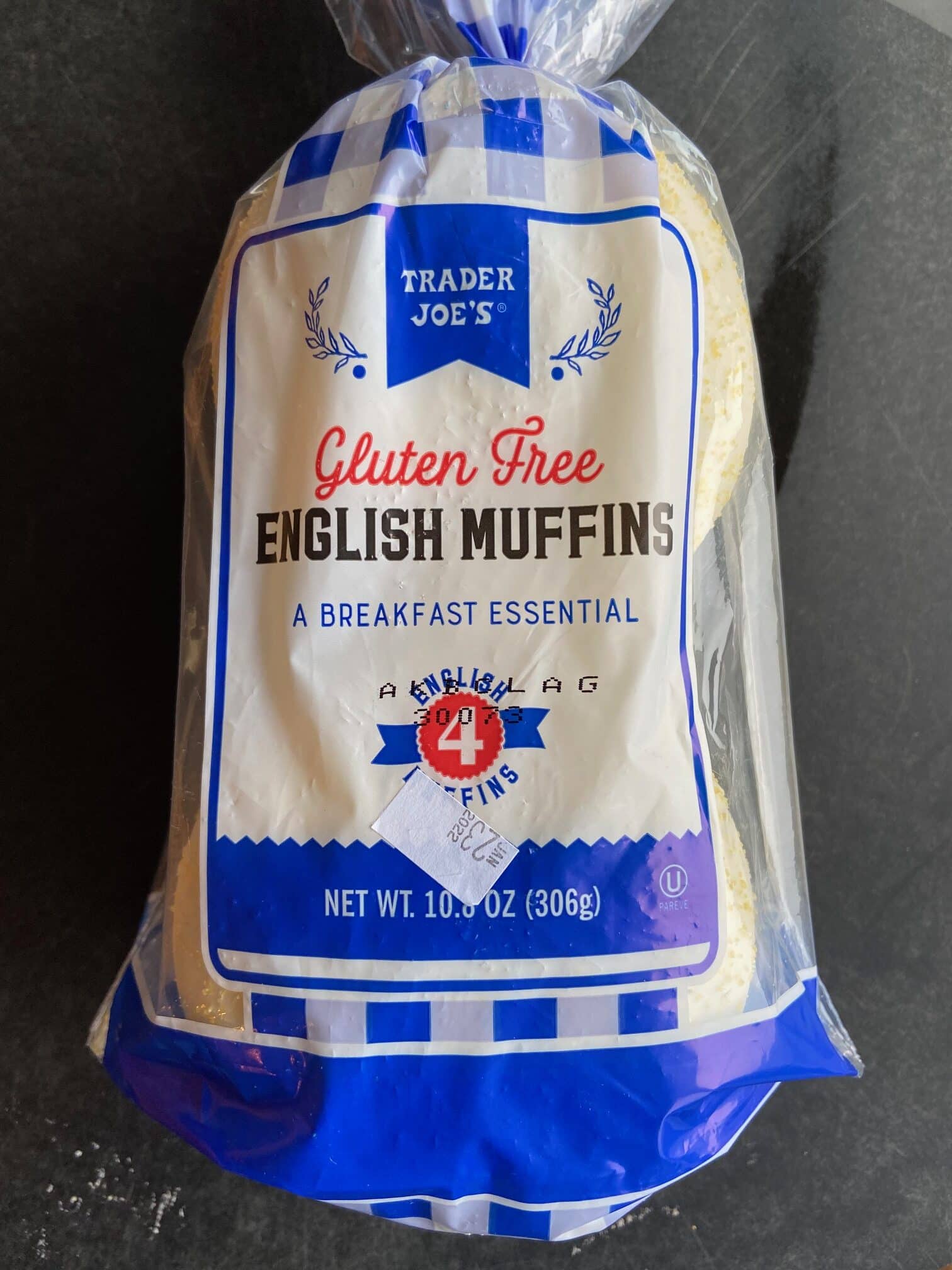 Trader Joe's Gluten Free English Muffins Front of bag