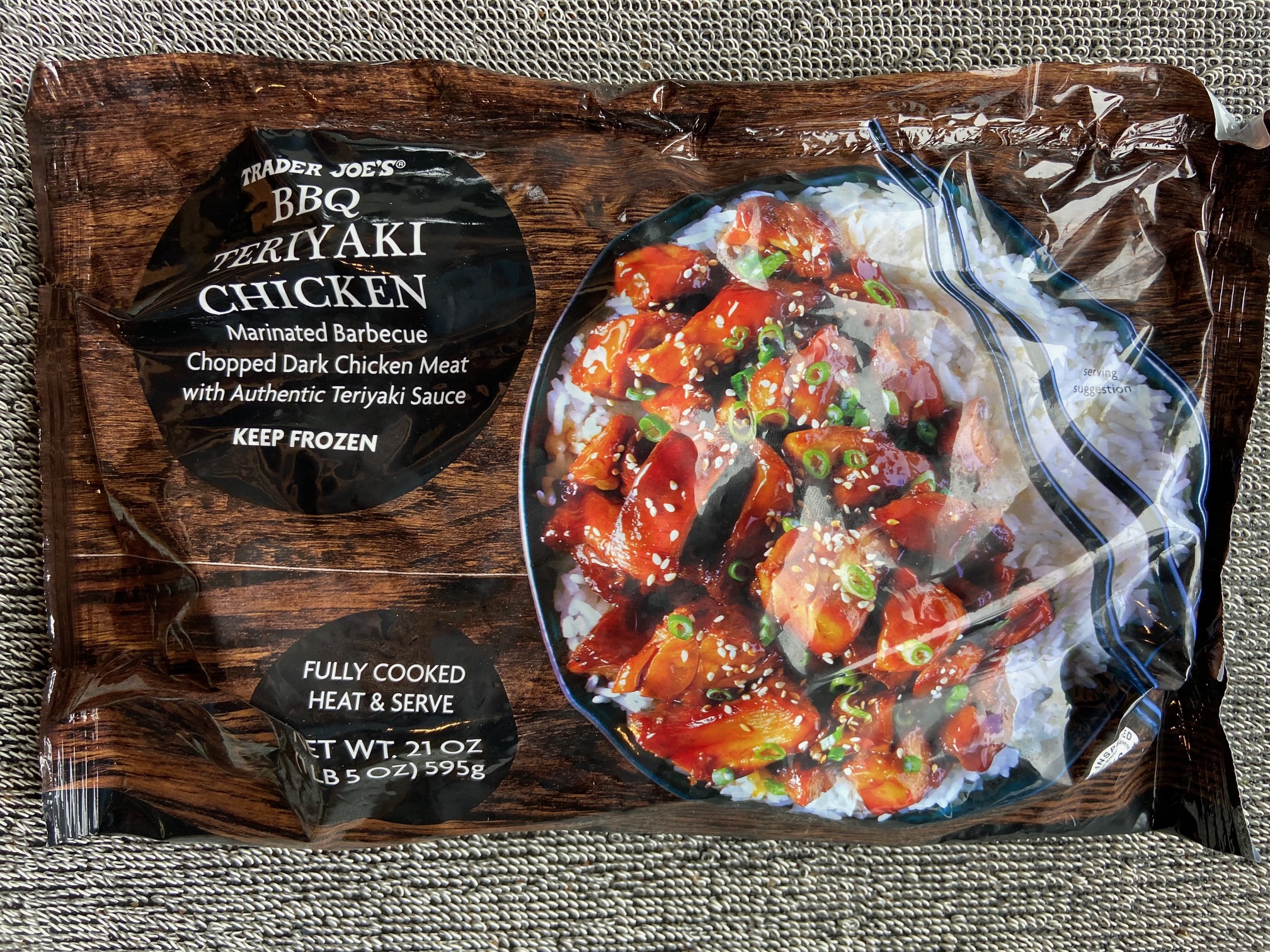 Trader Joe's BBQ Teriyaki chicken bag