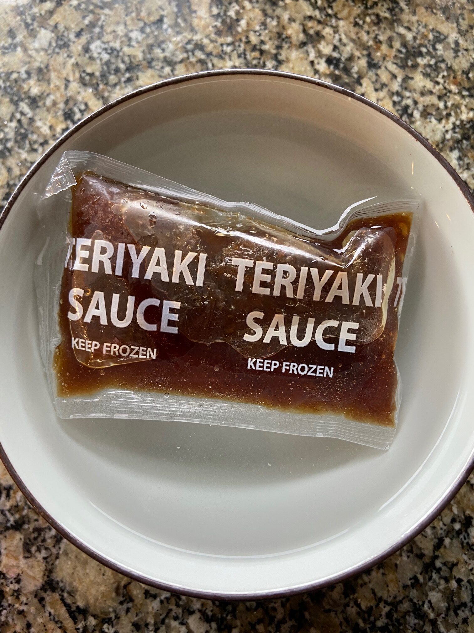 Trader Joe's BBQ Teriyaki chicken sauce bag