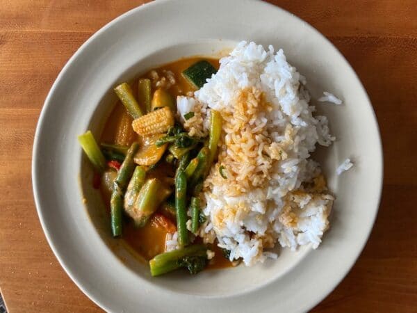 Trader Joe's Vegan Vegetable Panang Curry