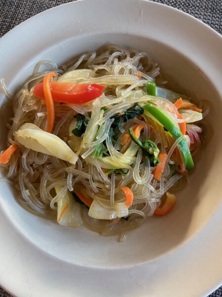 Trader Joe's Korean Japchae cooked