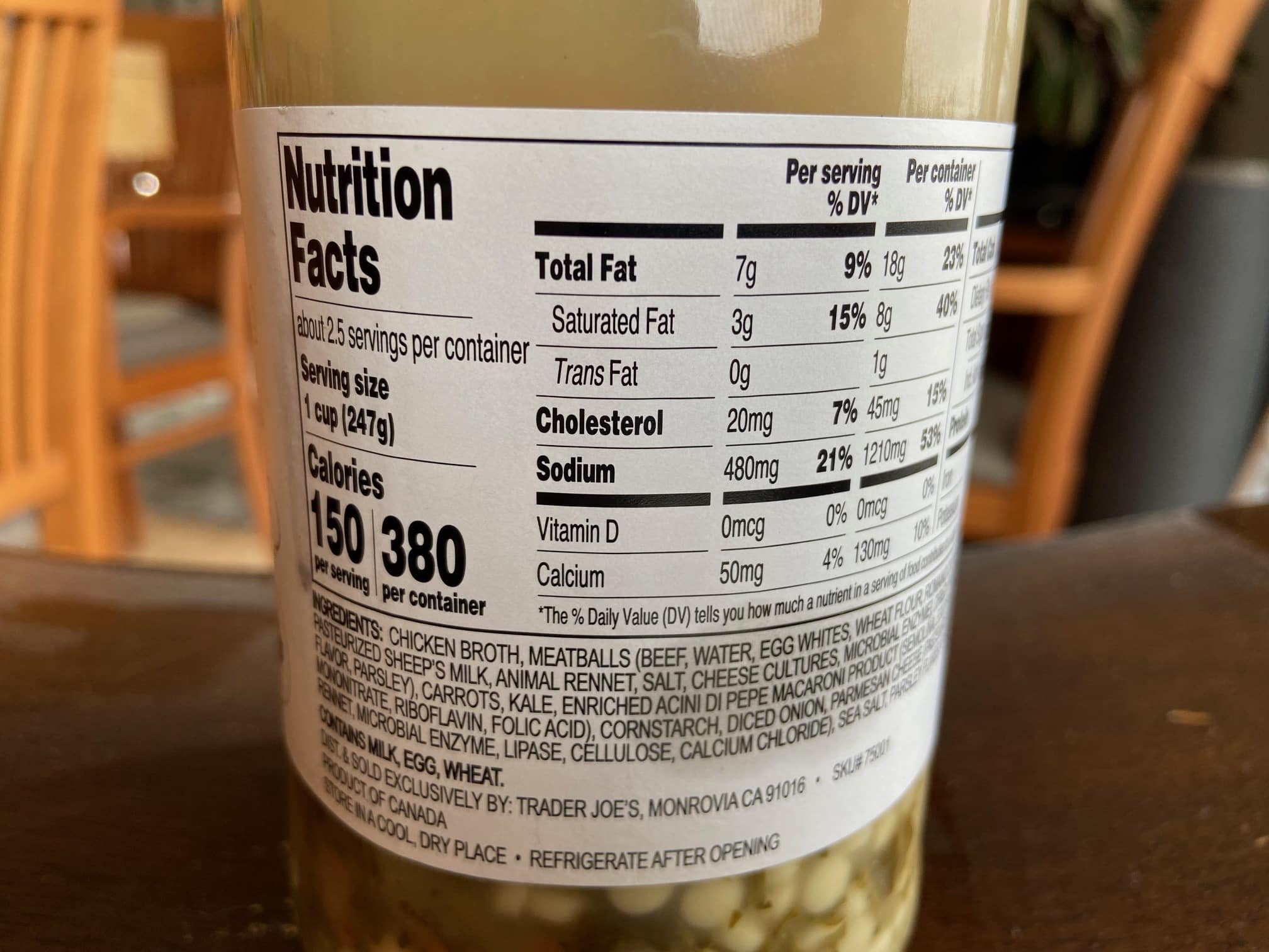 Trader Joe s Italian Style Wedding Soup Review Club Trader Joe s