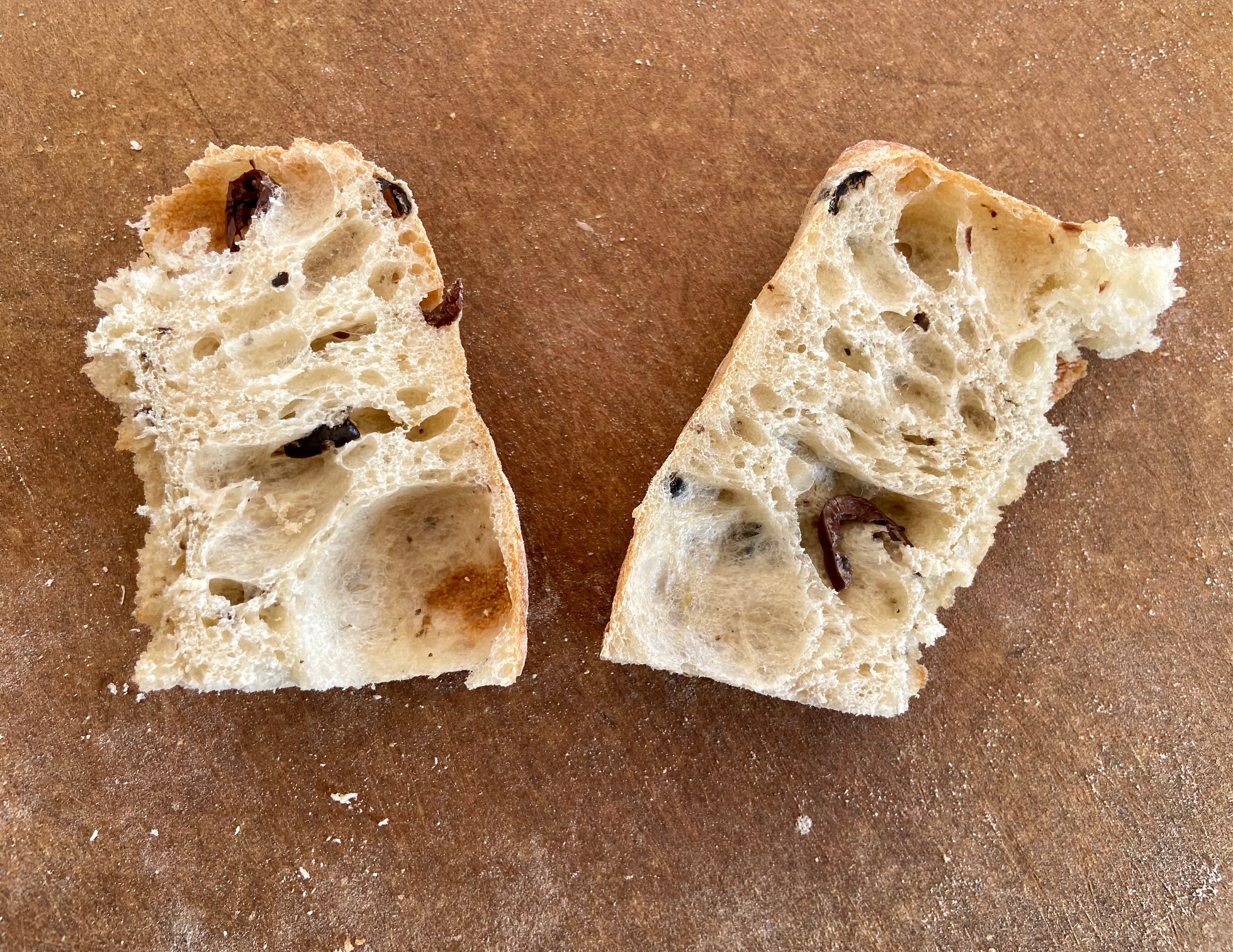 Trader Joe's Olive Fougasse Cut