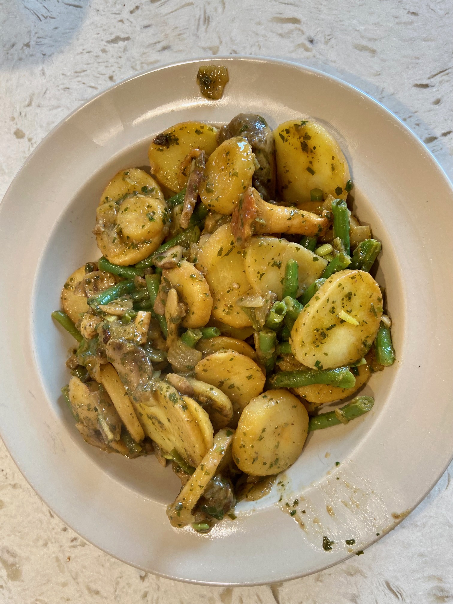 Trader Joe's Country Potatoes plated