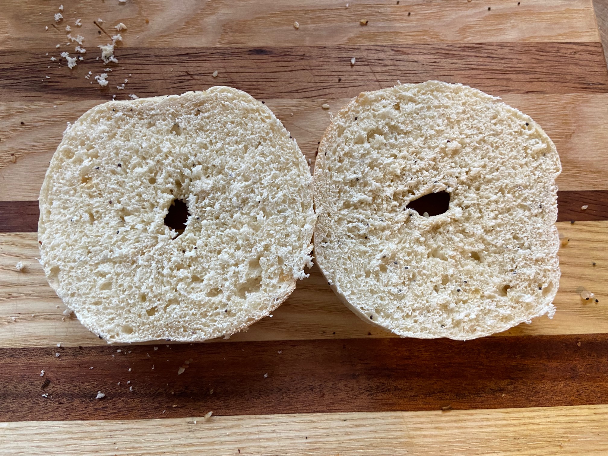 Trader Joe's Everything bagel cut