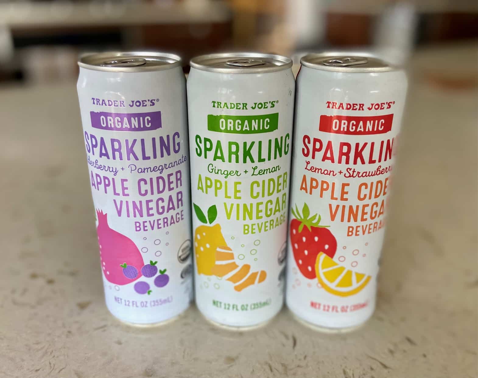 Trader Joe's Organic Sparkling Apple Cider Vinegar Beverage