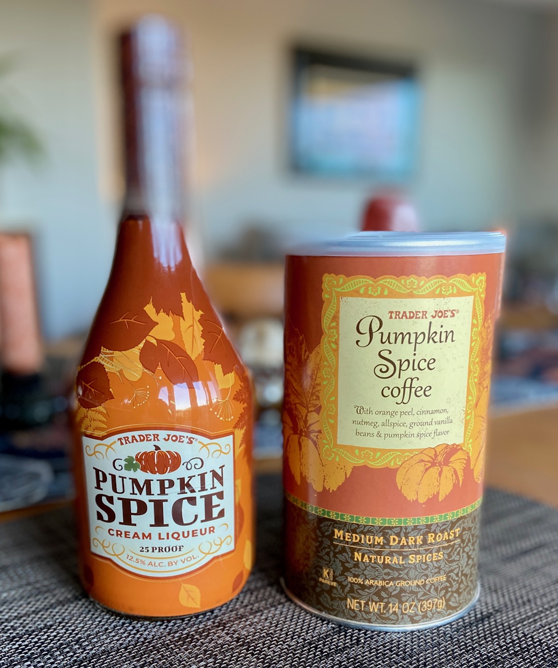 Trader Joe's Pumpkin Spice Coffee and Liqueur
