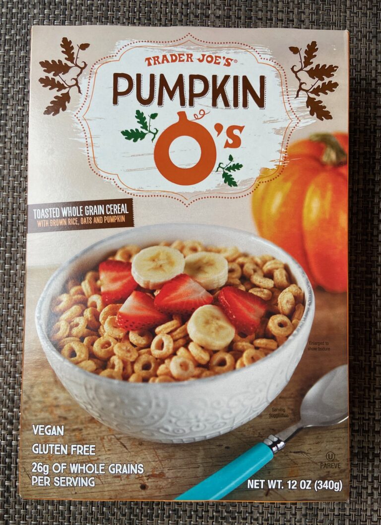 Trader Joe's Pumpkin O's Gluten Free cereal