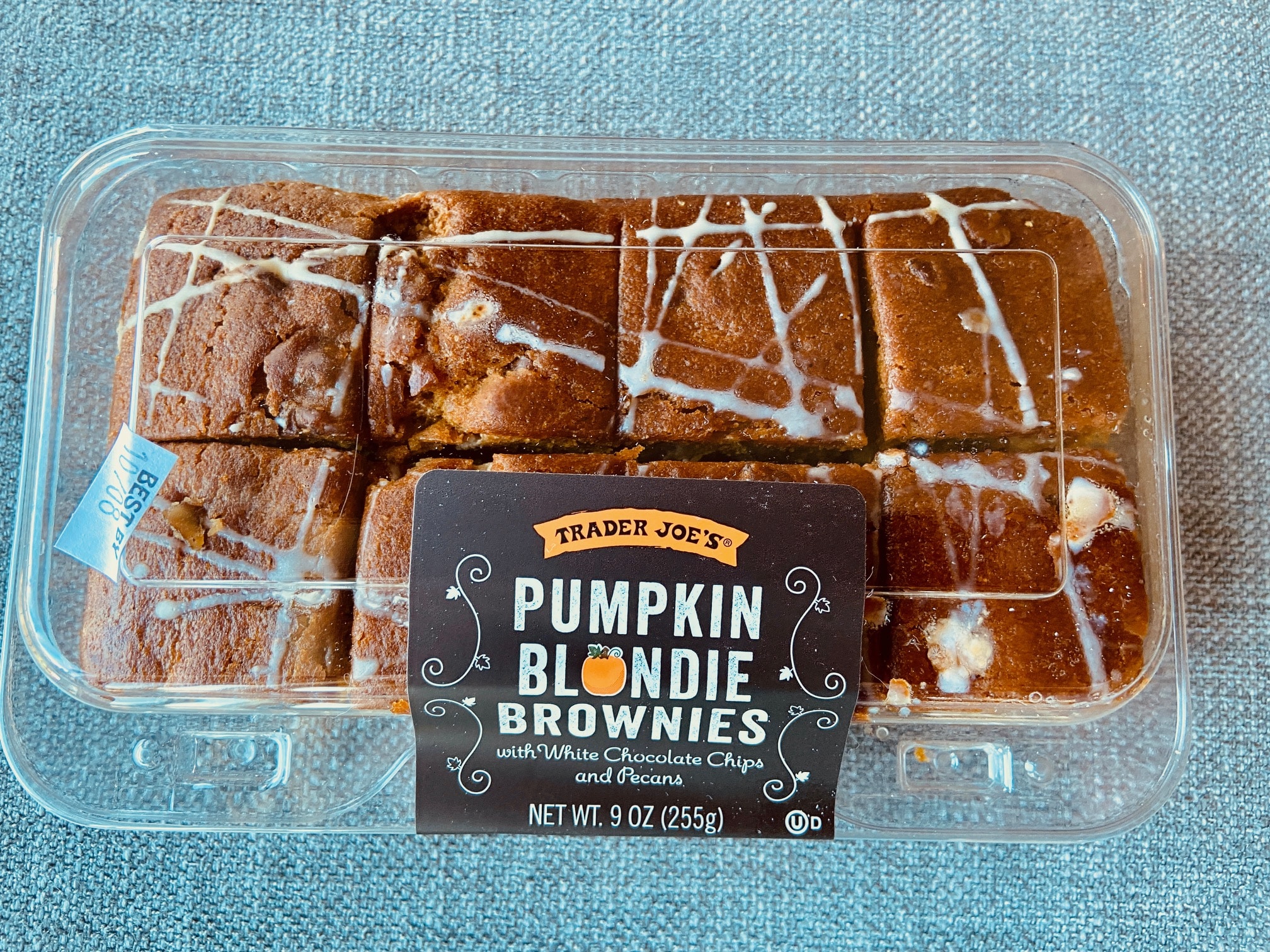 Trader Joe's Pumpkin Blondie Brownies