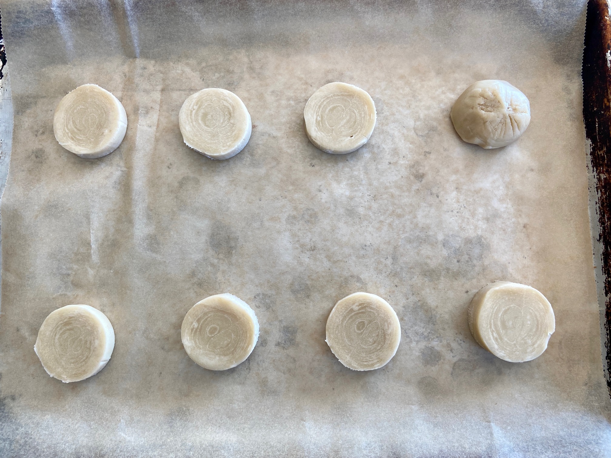 Trader Joe's ready to bake sugar cookie dough cut