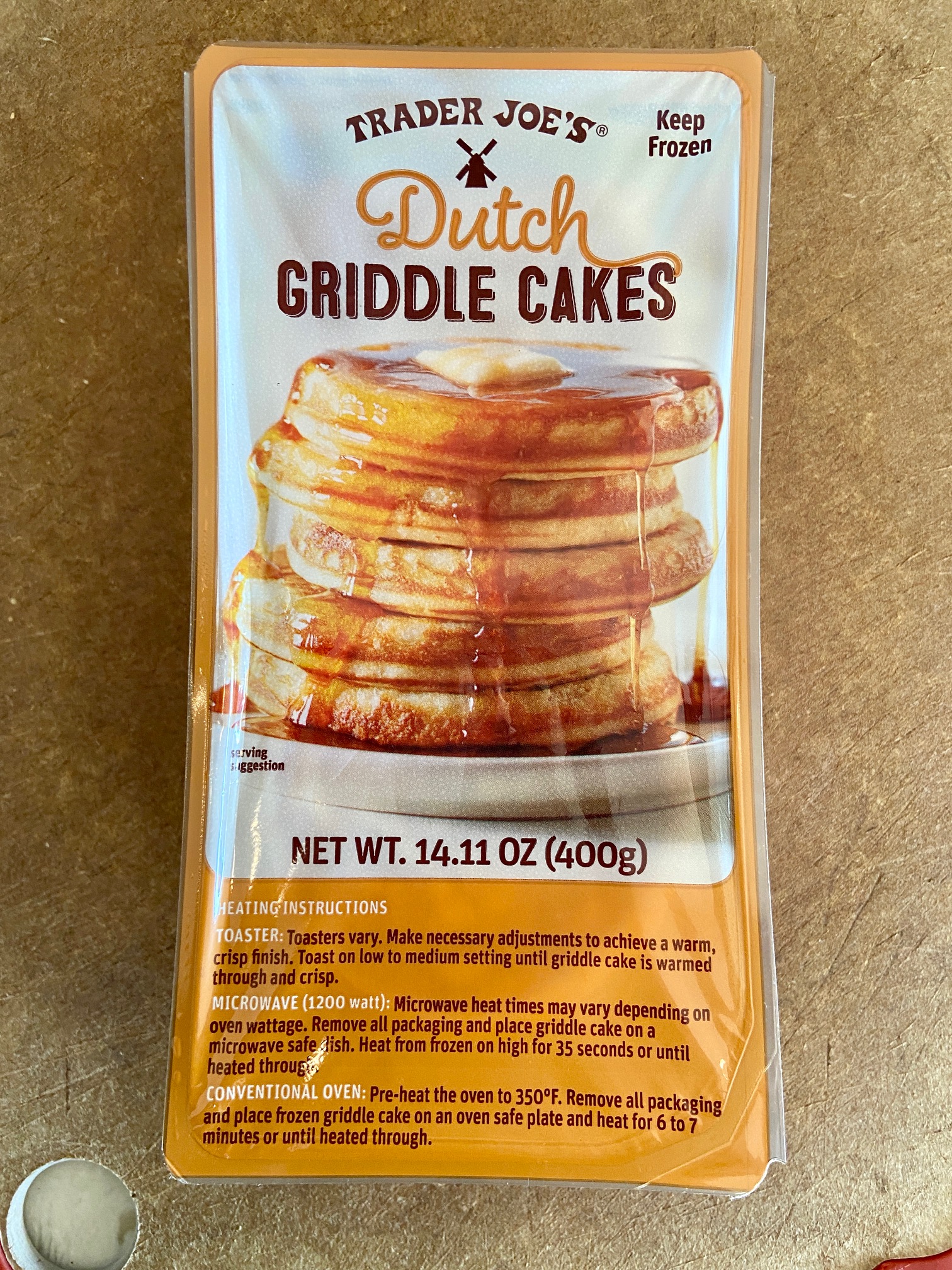 Trader Joe's Dutch Griddle Cakes package