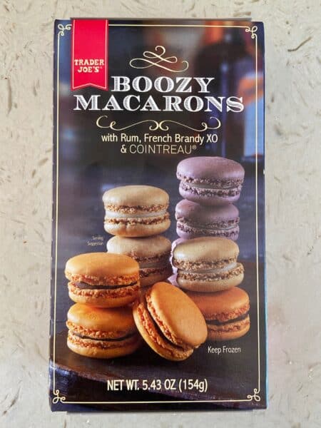 Trader Joe's Boozy Macarons box