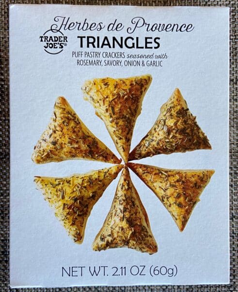 Trader Joe's Herbes de Provence Triangles box