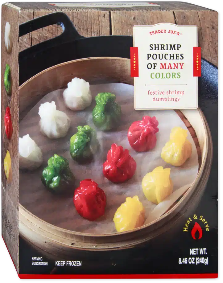 Trader Joe's Shrimp Pouches of Many Colors