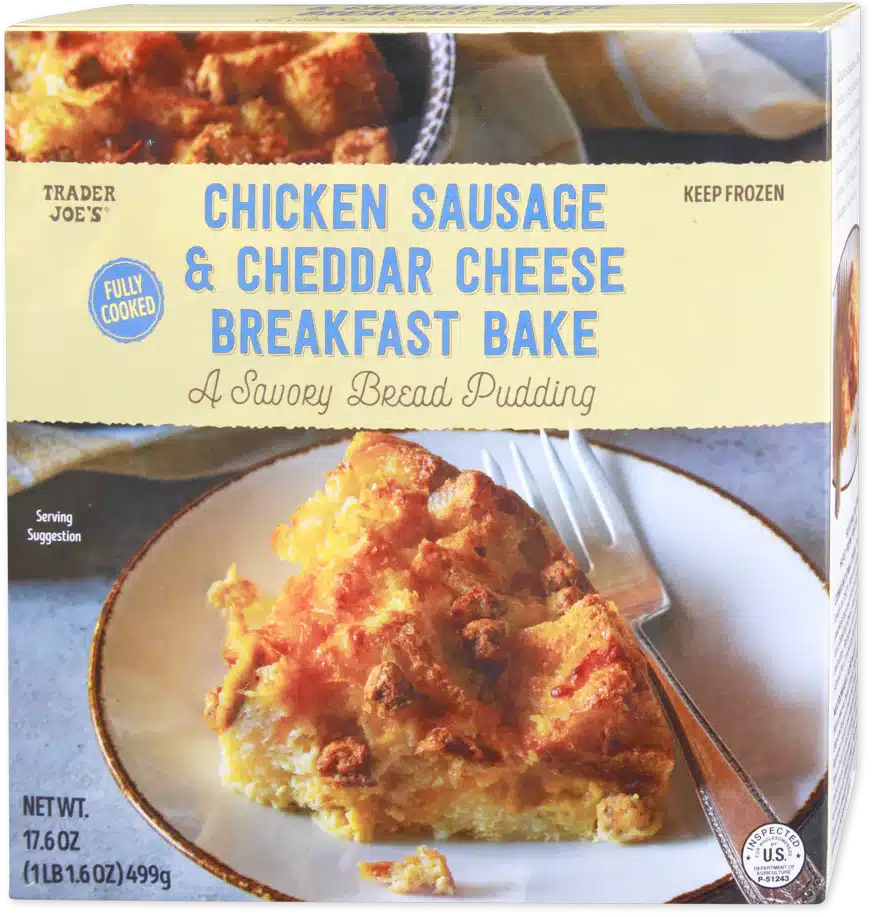 Trader Joe's Chicken Sausage & Cheddar Cheese Breakfast Bake