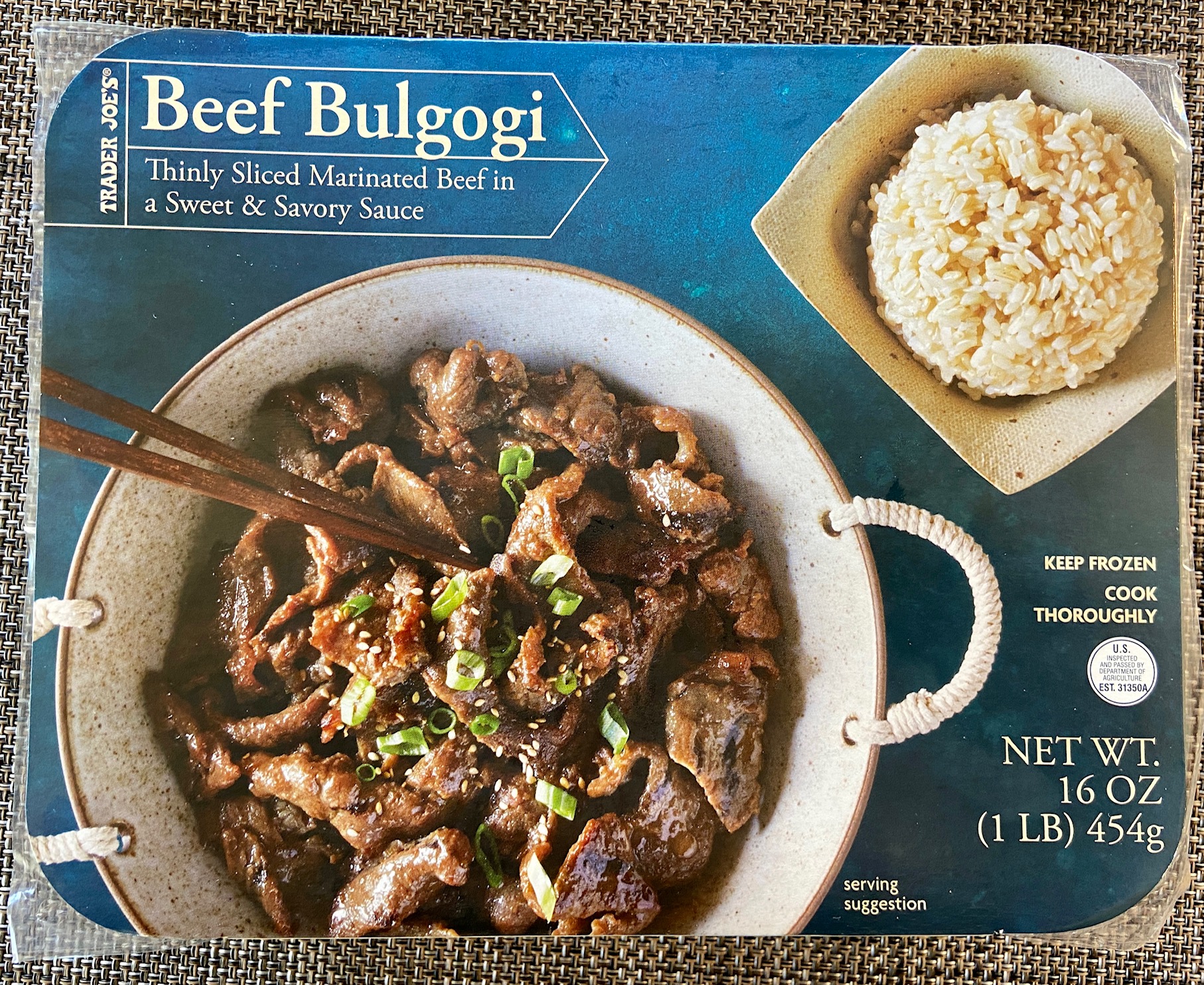 Trader Joe's Frozen Beef Bulgogi