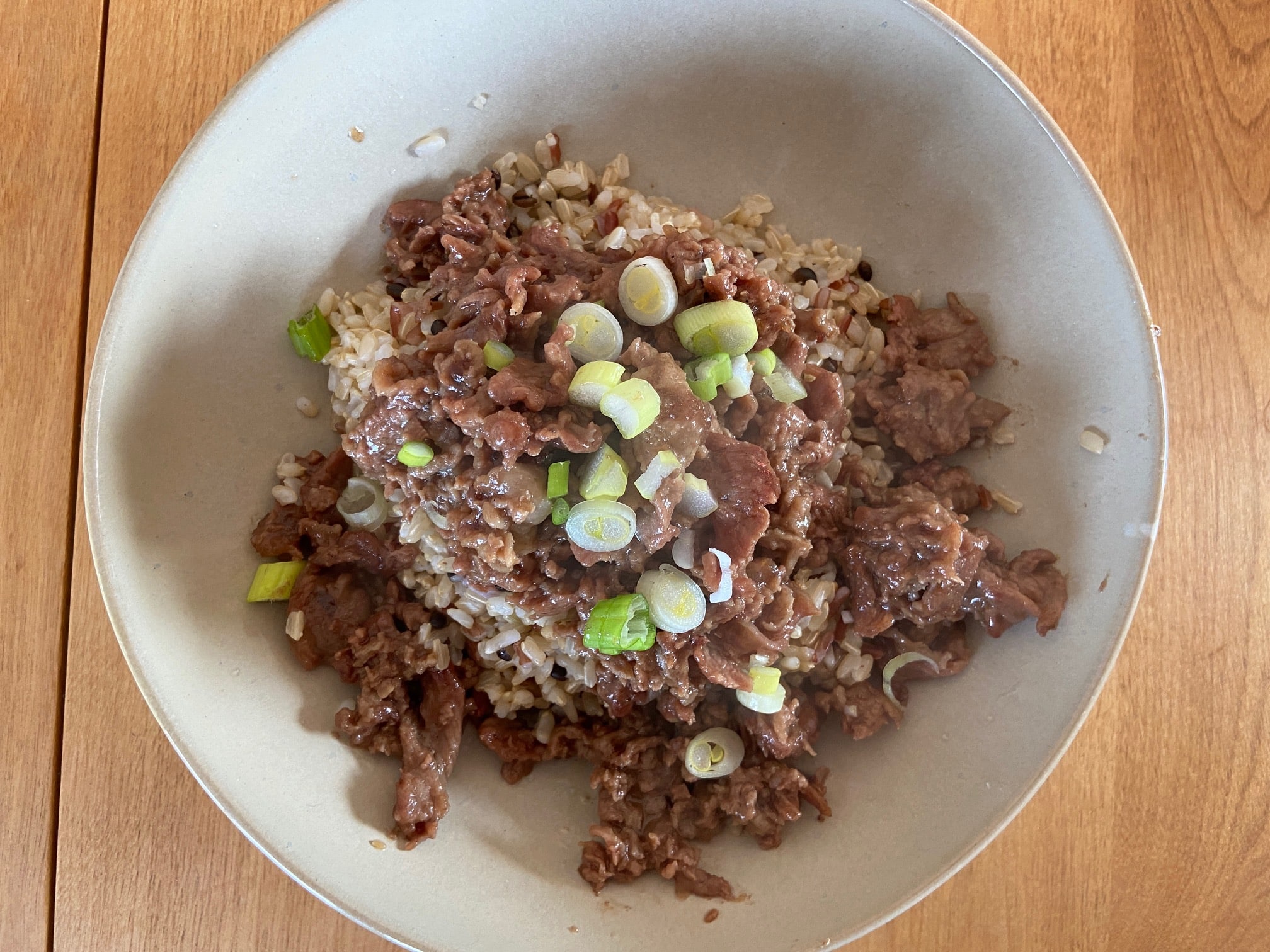 Trader Joe's Frozen Beef Bulgogi cooked