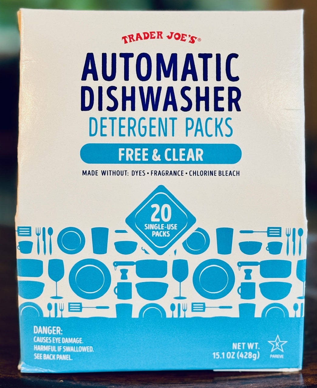 Trader Joe's Automatic Dishwasher Packs Free and Clear