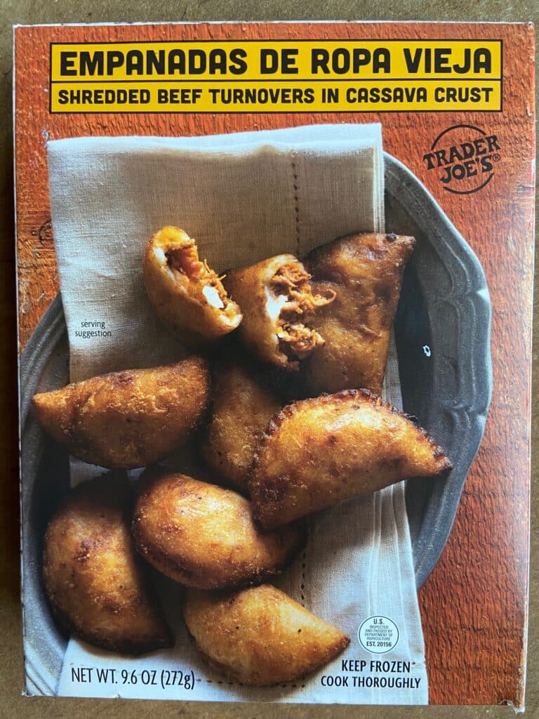 Trader Joe's Empanadas De Ropa Vieja box