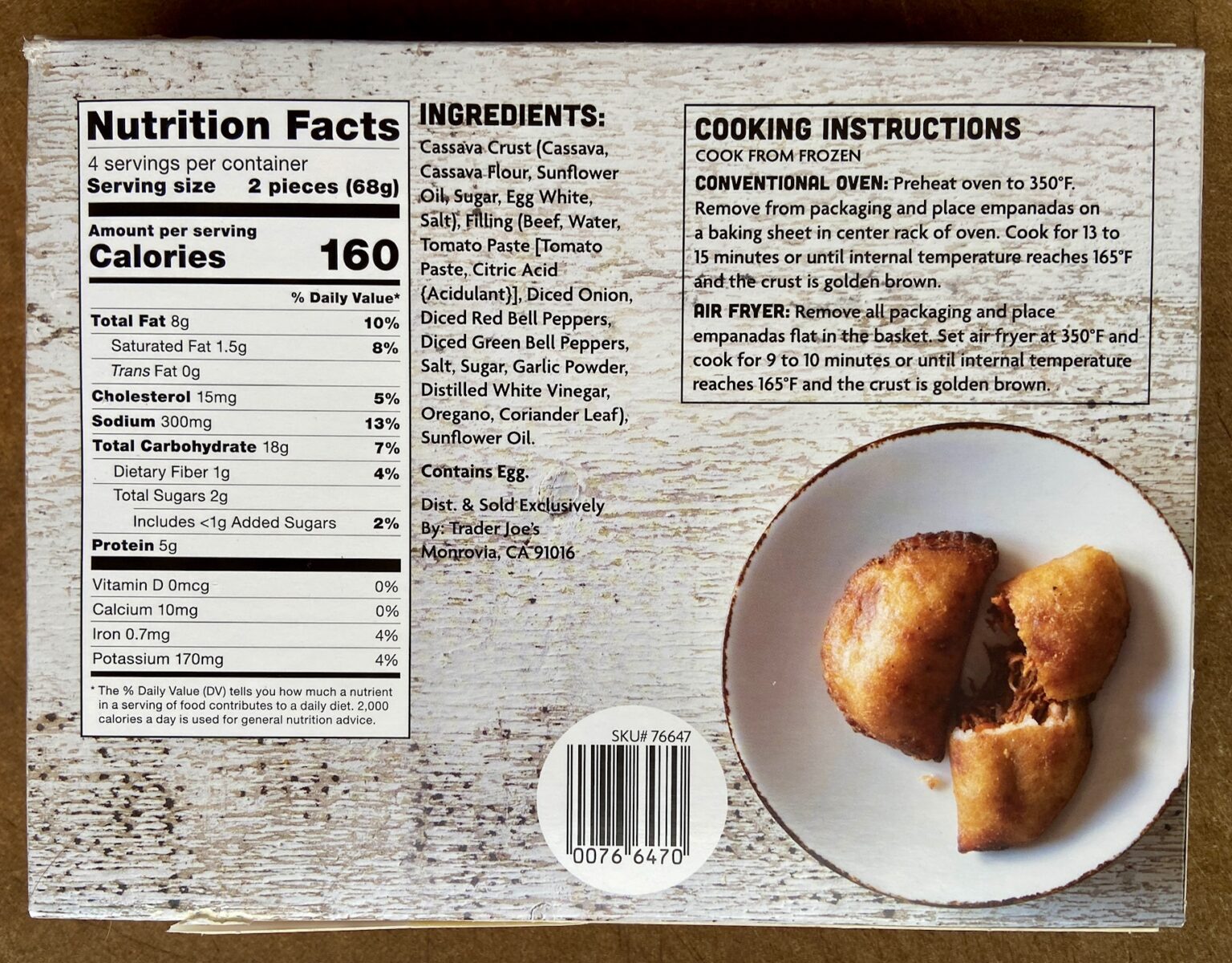 Trader Joe’s Empanadas de Ropa Vieja Review Club Trader Joe's