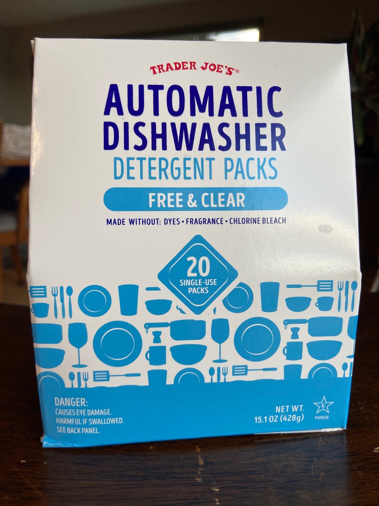 Trader Joe’s Automatic Dishwasher Packs Free and Clear Review Club