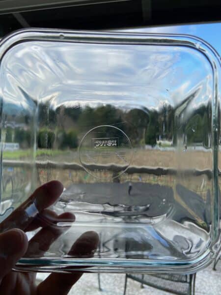 Clean glass storage container