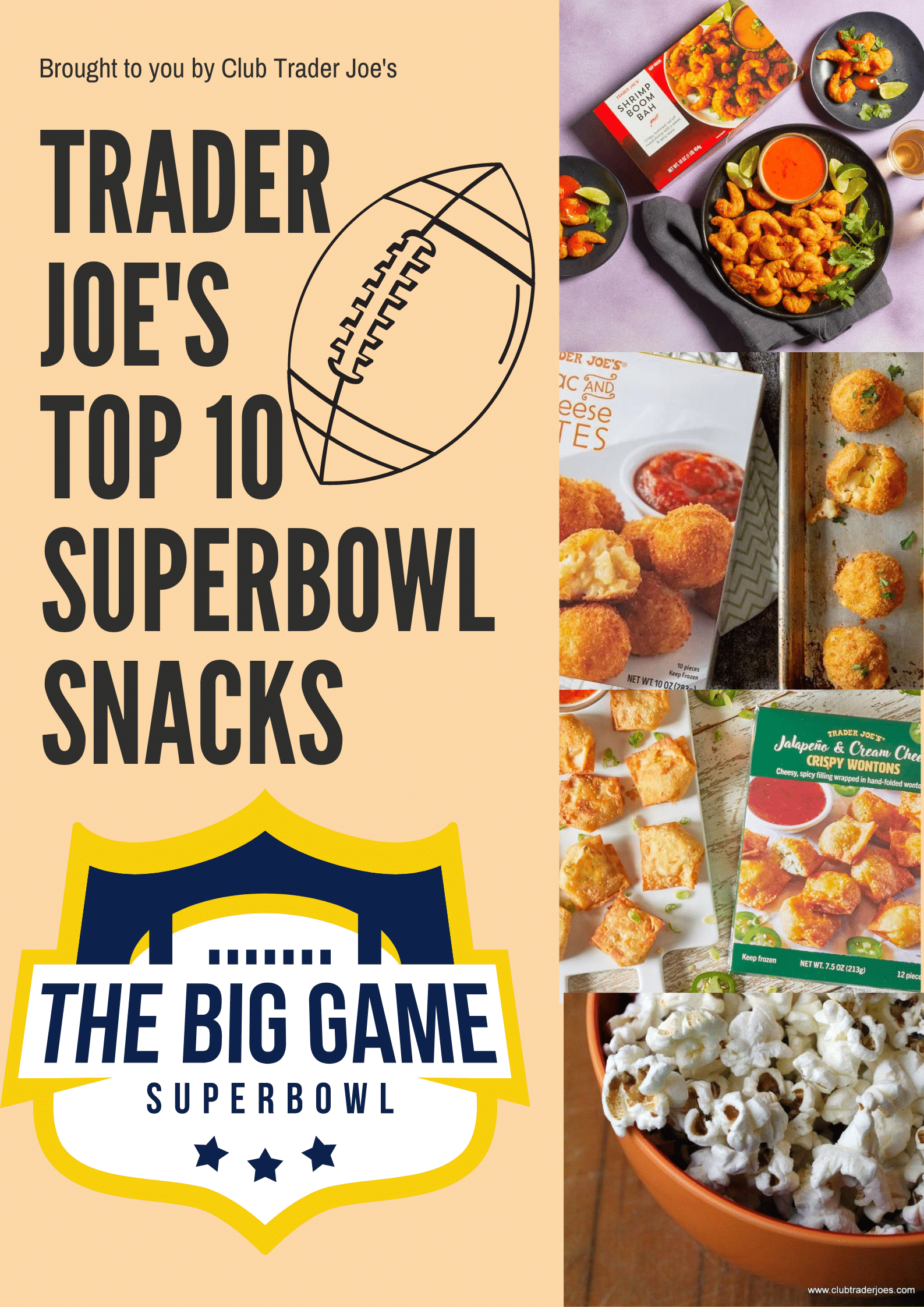 Trader Joe's Superbowl snacks