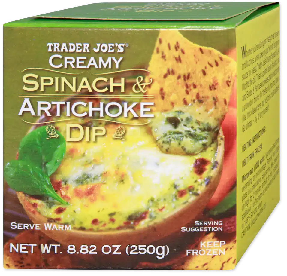 Trader Joe's Creamy Spinach Artichoke Dip