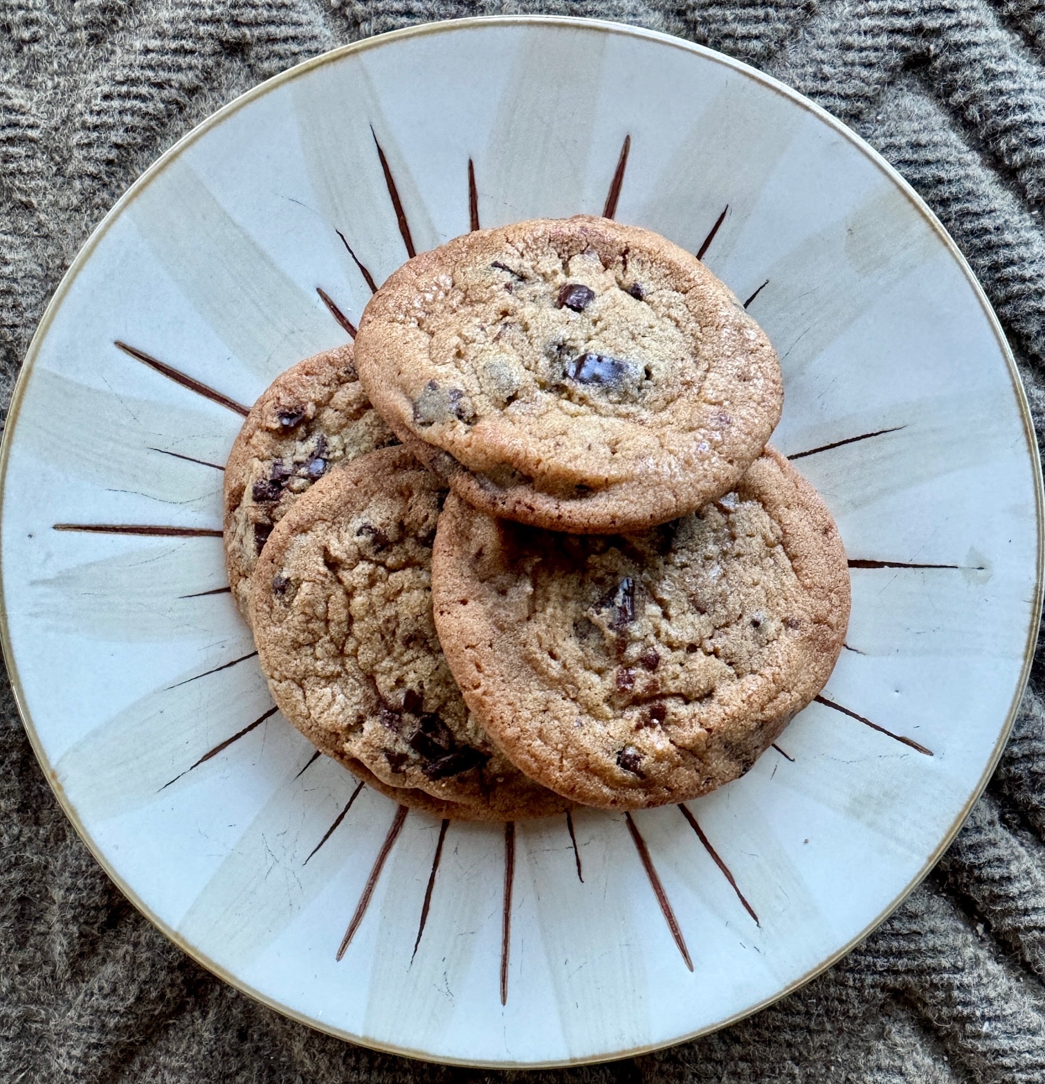 Trader Joe's Super Chocolatey Chocolate Chunk Cookie Dough baked