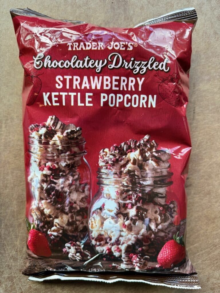 Trader Joe's Chocolatey Drizzled Strawberry Kettle Corn