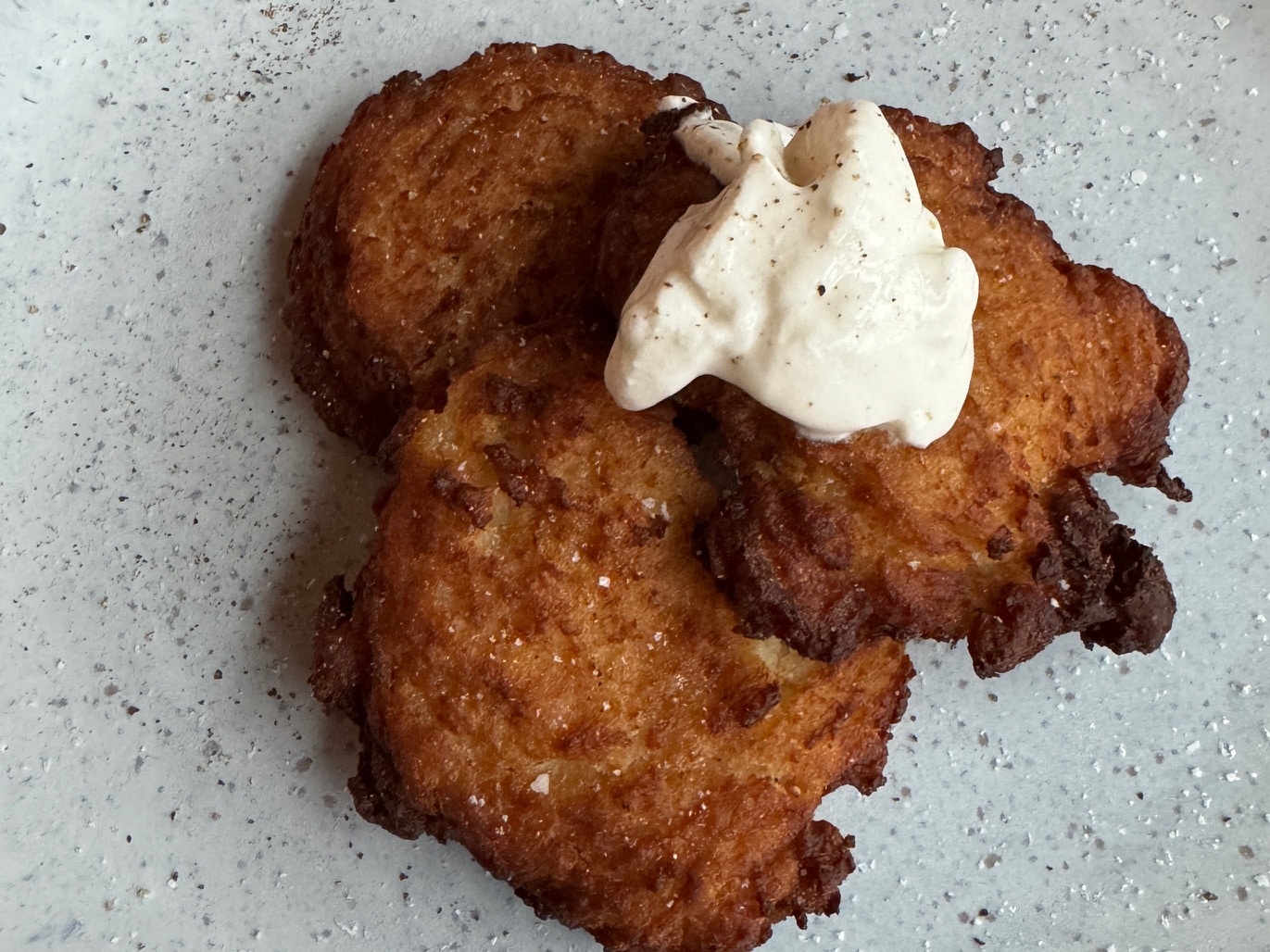 Trader Joe's Potato Pancake Latkes cooked